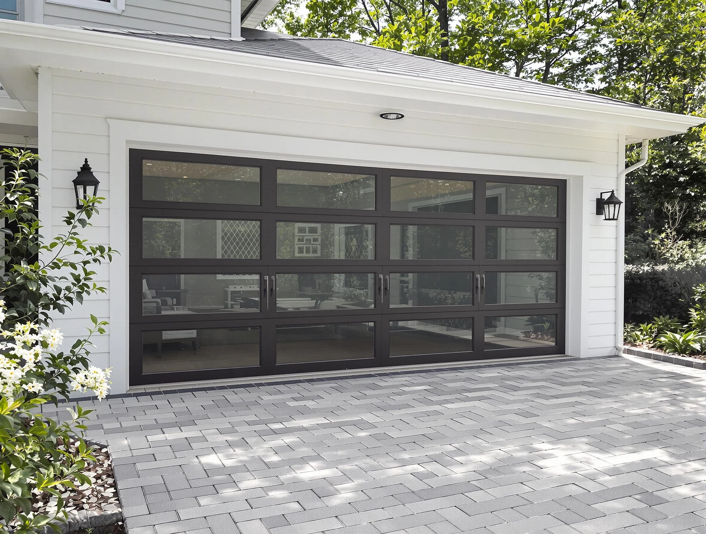 Nutley Garage Door Repair design specialist presenting custom garage door options to Nutley homeowner