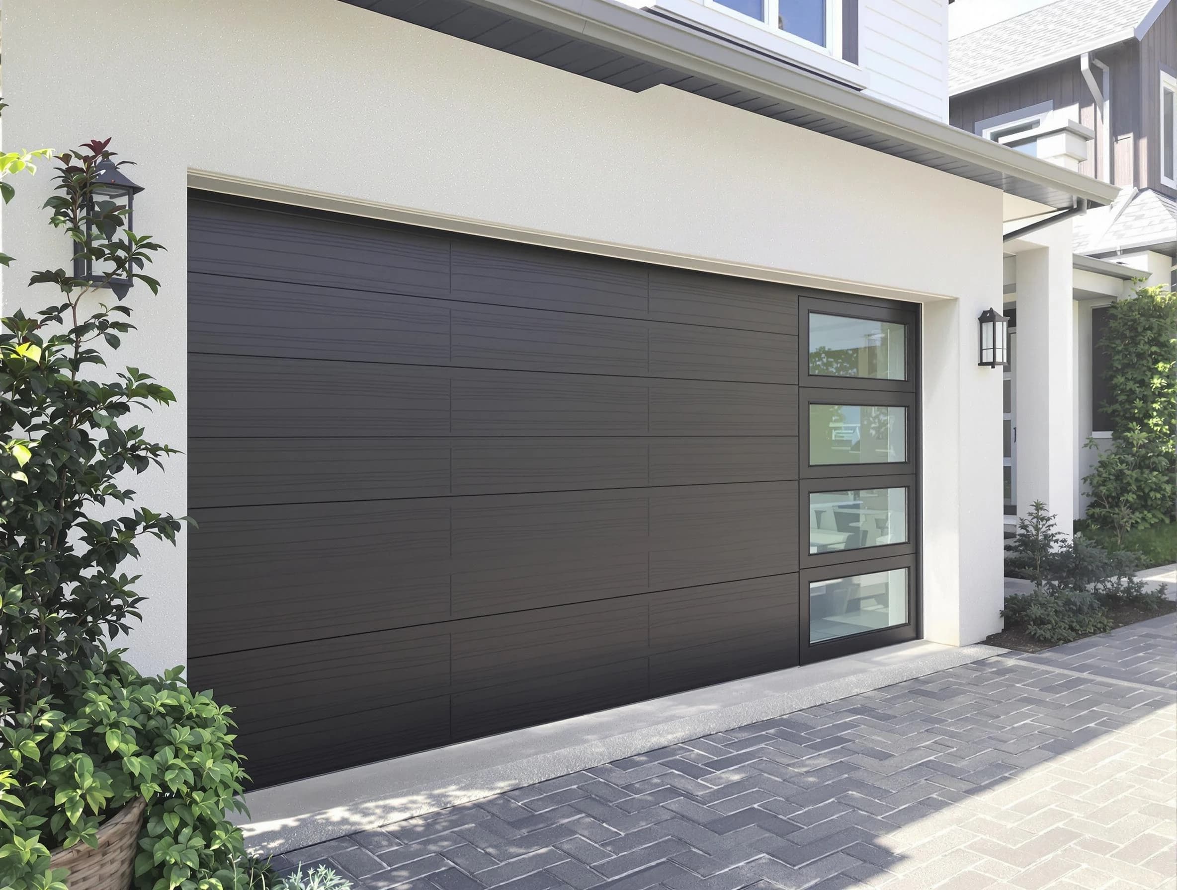 Custom garage door installation by Nutley Garage Door Repair in Nutley