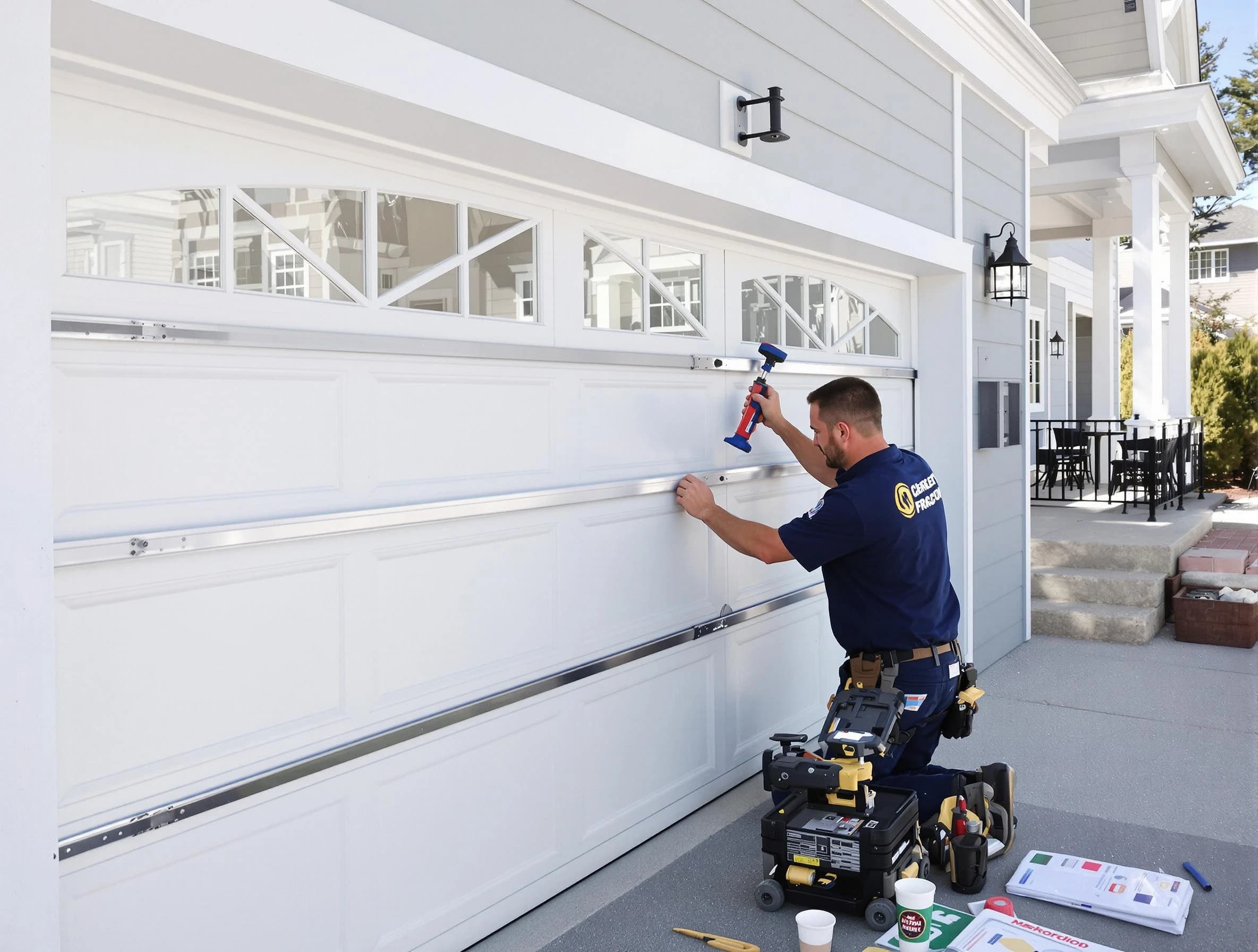 Professional garage door installation by Nutley Garage Door Repair in Nutley