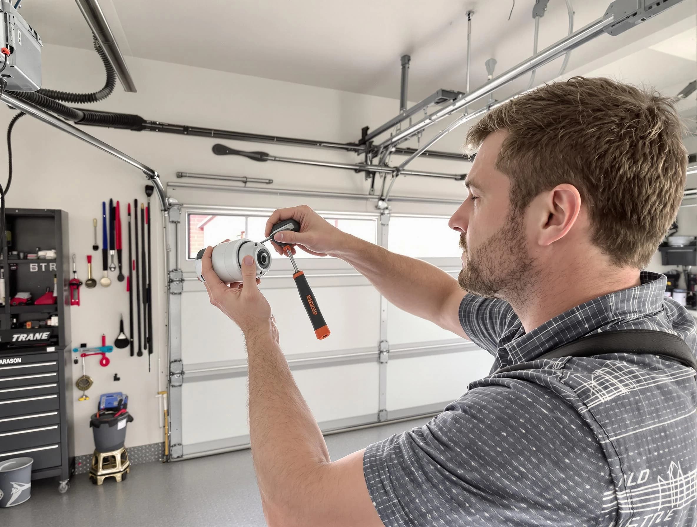 Garage door opener repair service by Nutley Garage Door Repair in Nutley