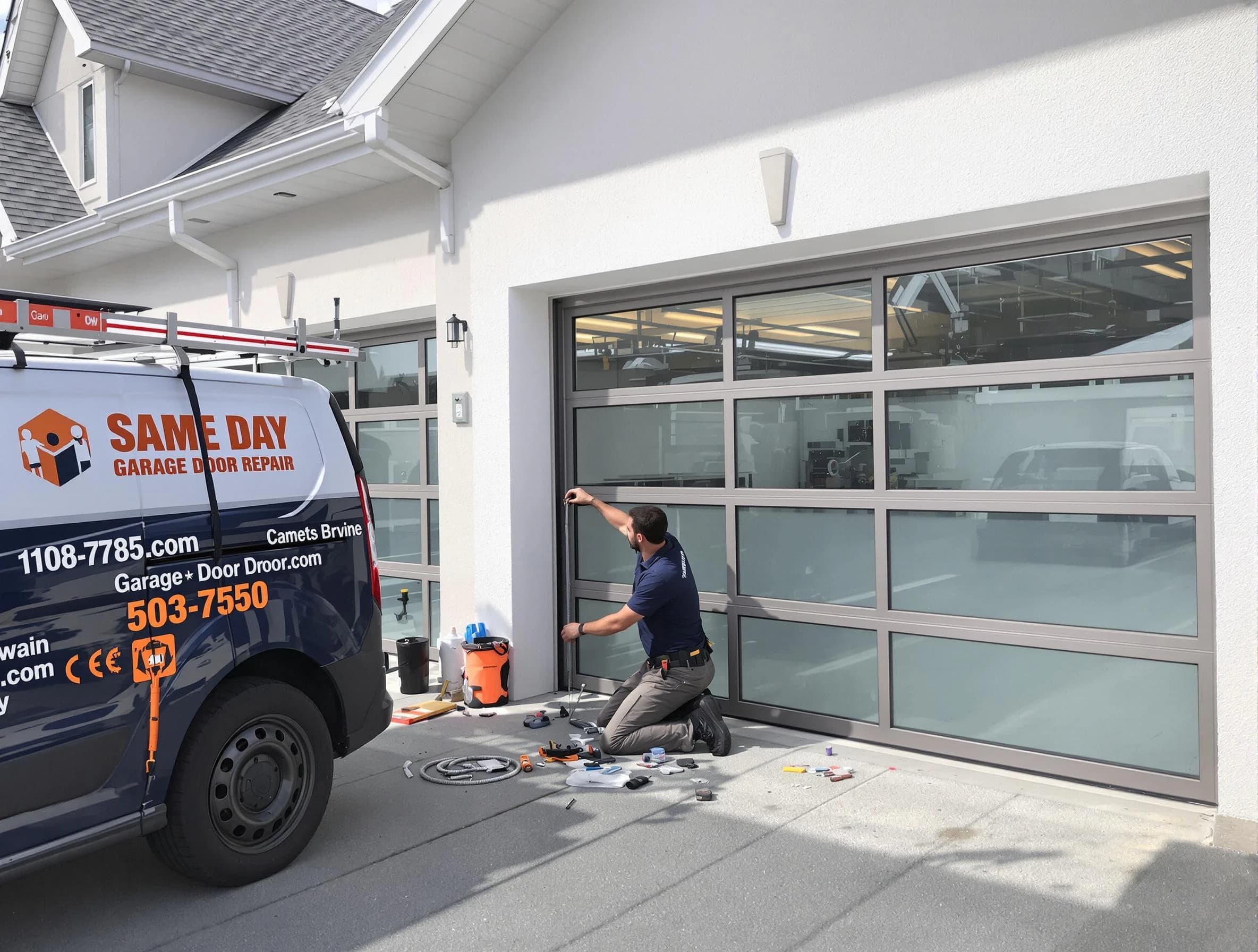Same-day garage door repair service by Nutley Garage Door Repair in Nutley