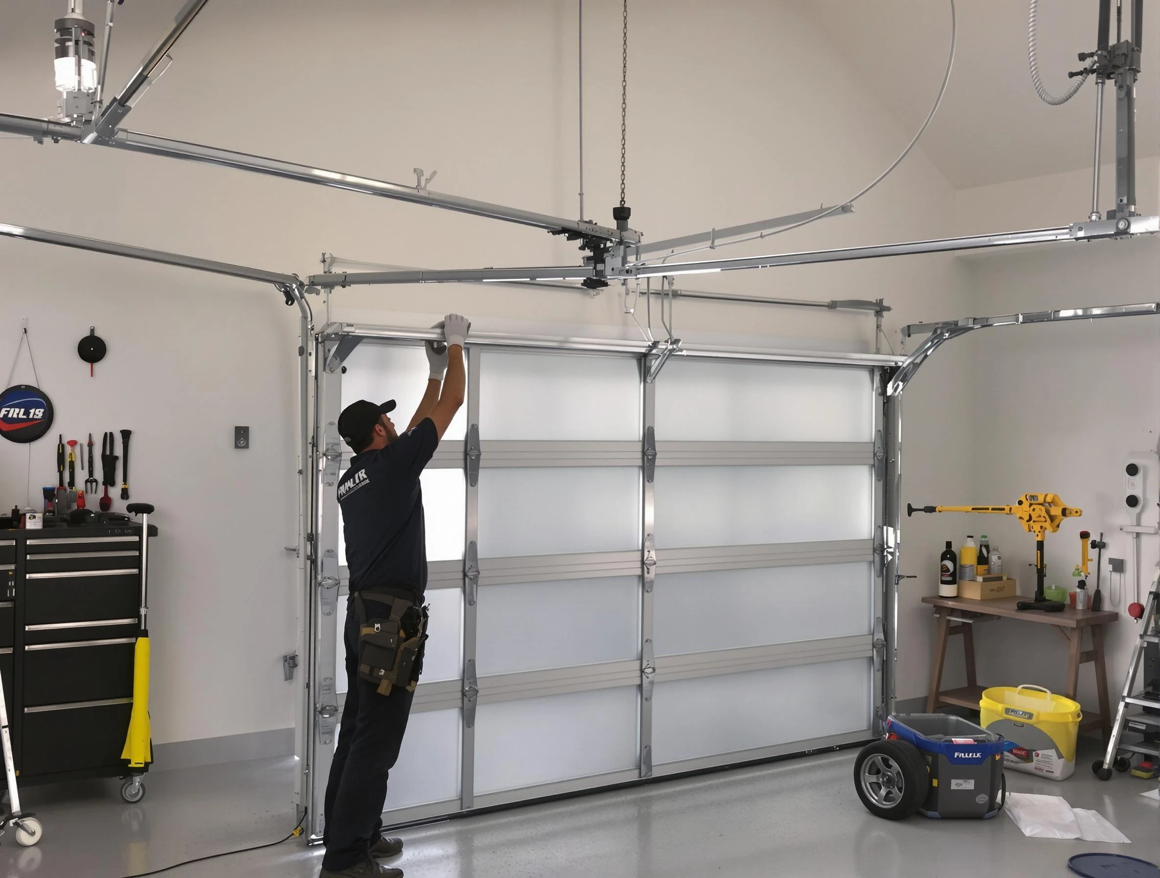 Nutley Garage Door Repair certified team performing precision garage door installation in Nutley